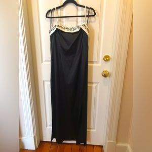 Vintage Black Satin Rampage dress